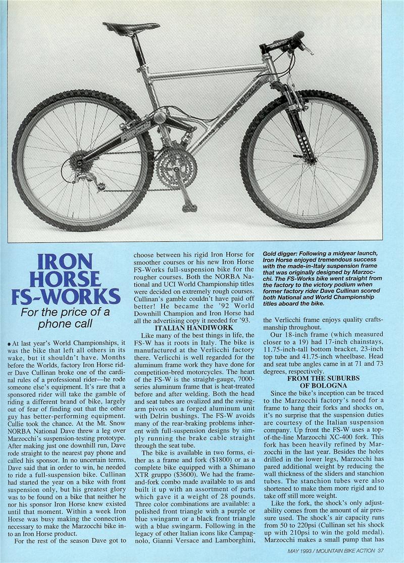 IH2 800 | Iron Horse FS-Works | Retrobike